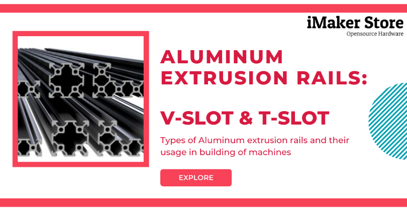 Aluminum extrusion rails (V-slot/T-slot)